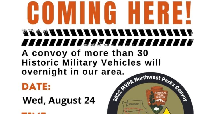 Military Convoy in Baker City